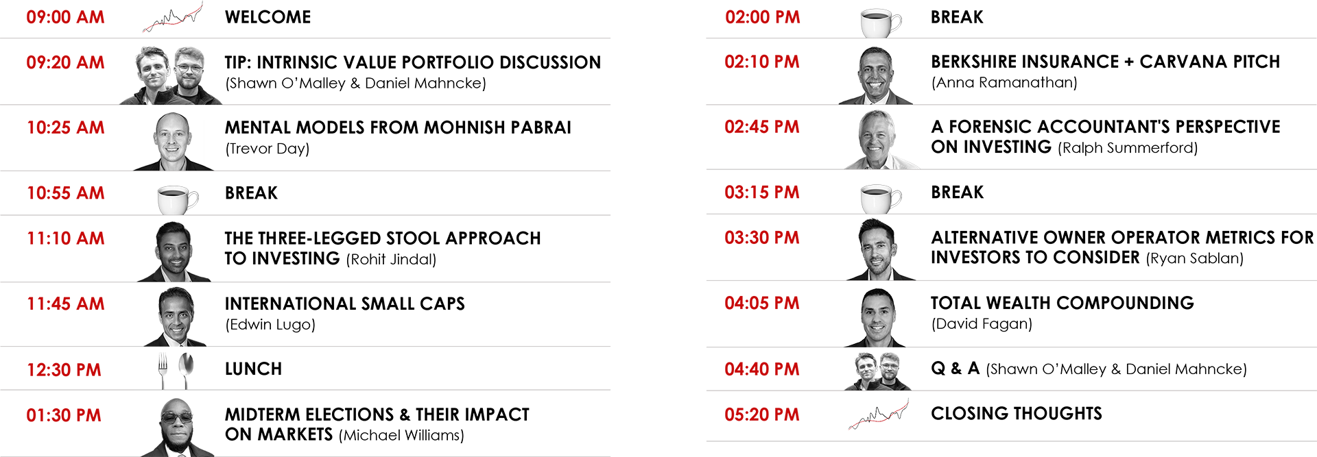 Conference Schedule